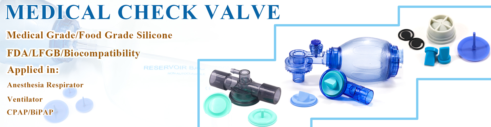 Duckbill Valve, Manual Resuscitator One Way Valve Umbrella Valve